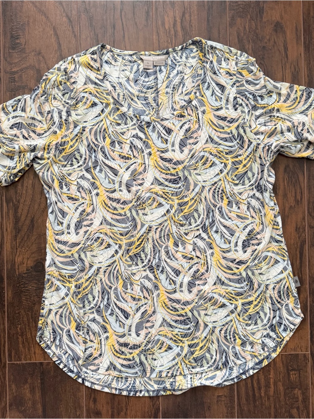 Royal Robbins Womens Featherweight Scoop Tee Size Large